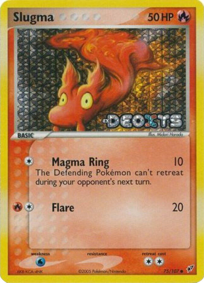 Slugma (75/107) (Stamped) [EX: Deoxys] | Tables and Towers