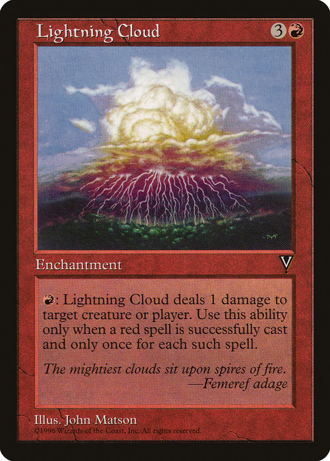 Lightning Cloud [Visions] | Tables and Towers