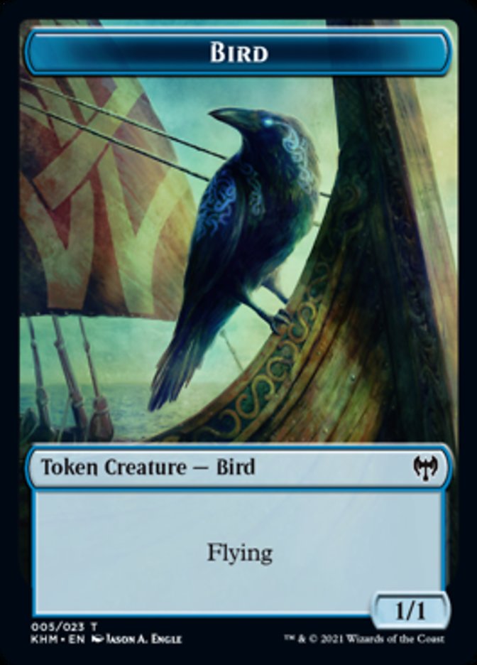 Bird Token [Kaldheim Tokens] | Tables and Towers