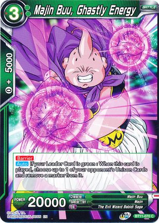 Majin Buu, Ghastly Energy (BT11-070) [Vermilion Bloodline] | Tables and Towers