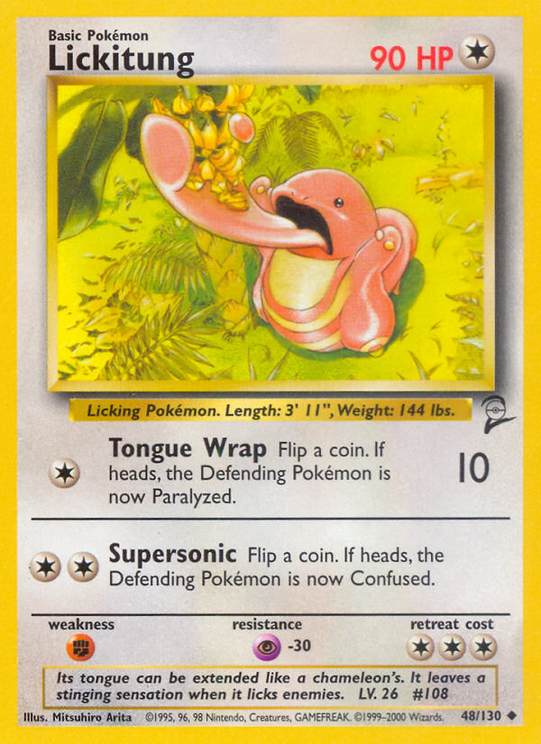 Lickitung (48/130) [Base Set 2] | Tables and Towers