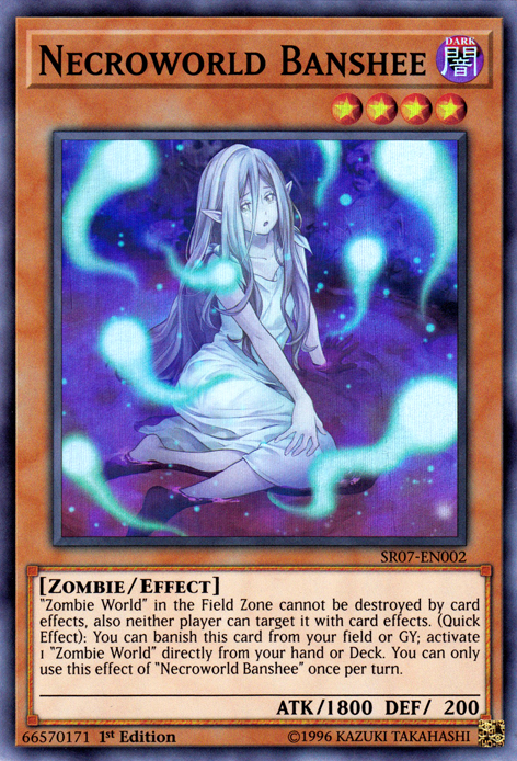 Necroworld Banshee [SR07-EN002] Super Rare | Tables and Towers