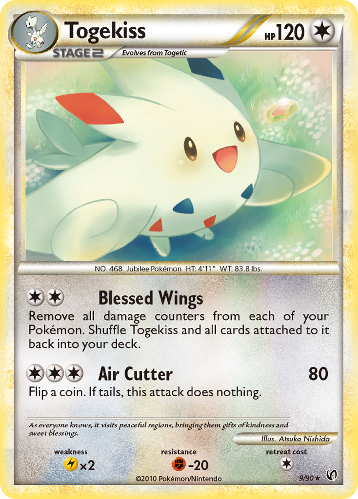 Togekiss (9/90) [HeartGold & SoulSilver: Undaunted] | Tables and Towers