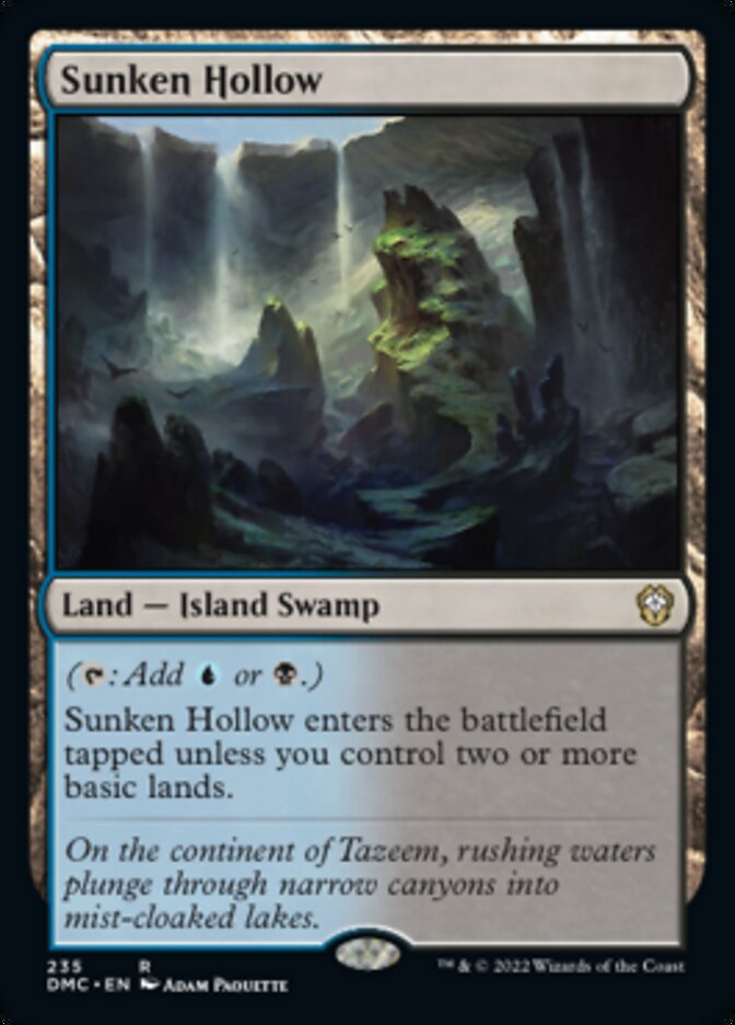 Sunken Hollow [Dominaria United Commander] | Tables and Towers