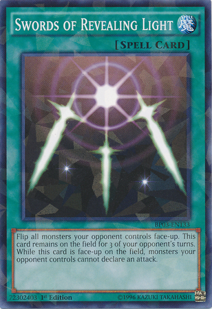 Swords of Revealing Light [BP03-EN133] Shatterfoil Rare | Tables and Towers