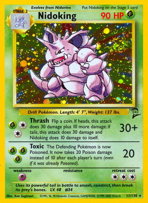 Nidoking (11/130) [Base Set 2] | Tables and Towers