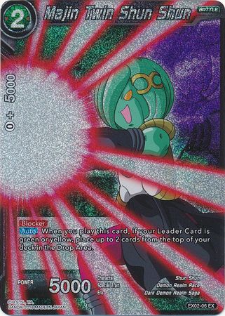 Majin Twin Shun Shun (Foil) (EX02-06) [Dark Demon's Villains] | Tables and Towers