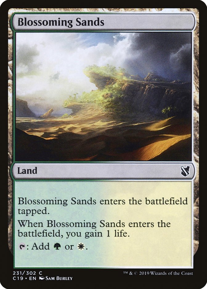 Blossoming Sands [Commander 2019] | Tables and Towers