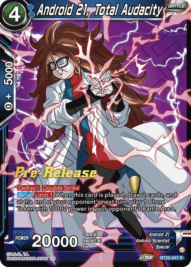 Android 21, Total Audacity (BT20-047) [Power Absorbed Prerelease Promos] | Tables and Towers