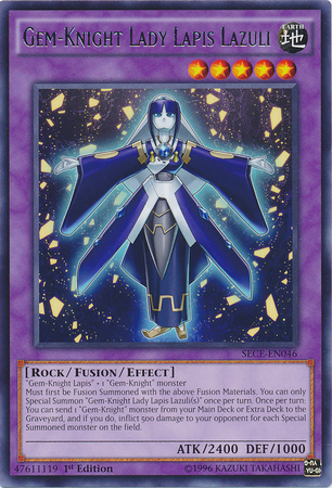 Gem-Knight Lady Lapis Lazuli [SECE-EN046] Rare | Tables and Towers