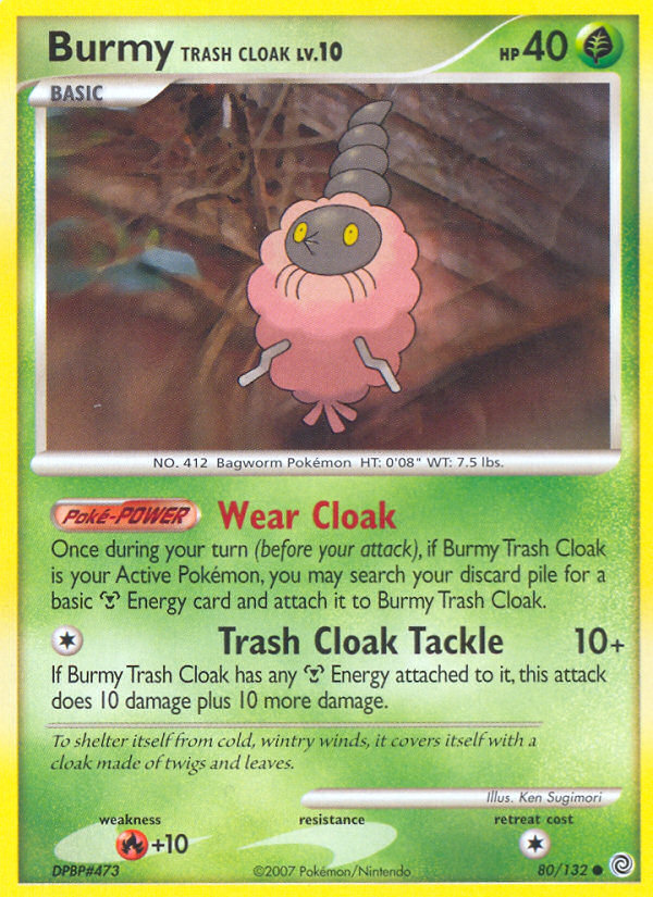 Burmy Trash Cloak (80/132) [Diamond & Pearl: Secret Wonders] | Tables and Towers