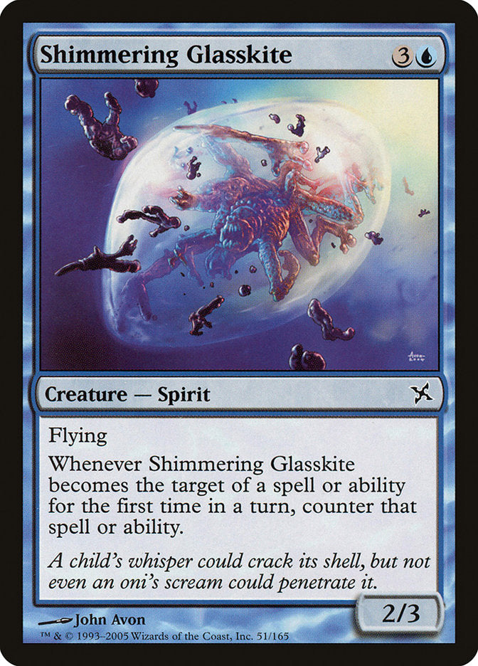 Shimmering Glasskite [Betrayers of Kamigawa] | Tables and Towers