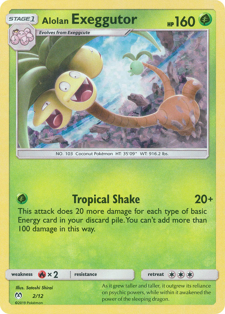 Alolan Exeggutor (2/12) [McDonald's Promos: 2019 Collection] | Tables and Towers