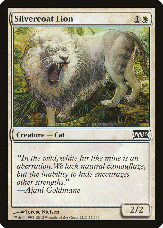 Silvercoat Lion [Magic 2013] | Tables and Towers