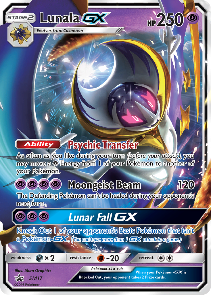 Lunala GX (SM17) [Sun & Moon: Black Star Promos] | Tables and Towers