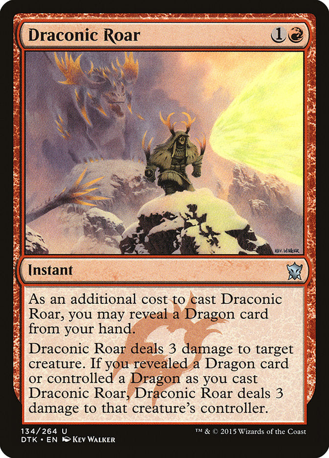 Draconic Roar [Dragons of Tarkir] | Tables and Towers