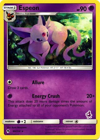 Espeon (89/214) (Mewtwo Deck) [Battle Academy 2020] | Tables and Towers