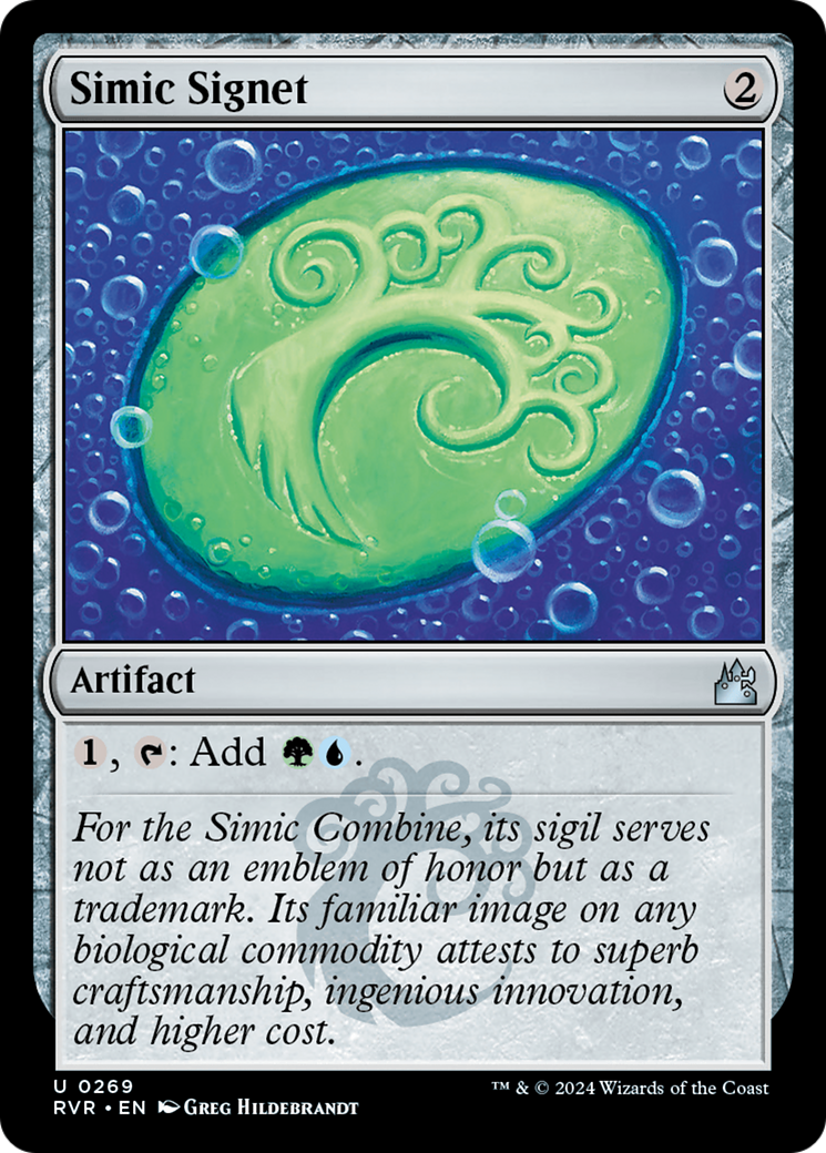 Simic Signet [Ravnica Remastered] | Tables and Towers