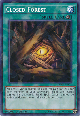 Closed Forest [BP03-EN171] Shatterfoil Rare | Tables and Towers