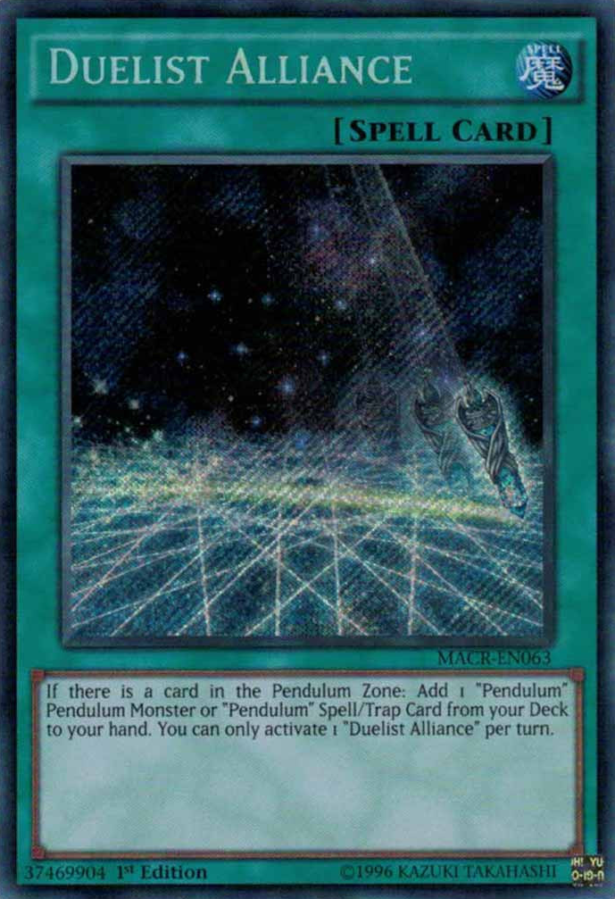 Duelist Alliance [MACR-EN063] Secret Rare | Tables and Towers