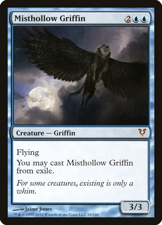 Misthollow Griffin [Avacyn Restored] | Tables and Towers