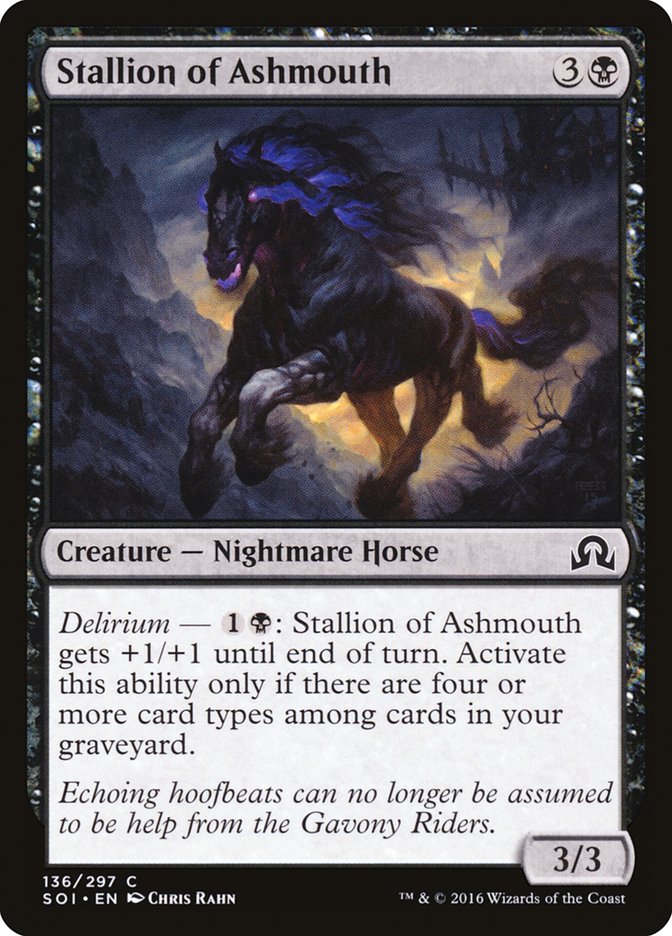 Stallion of Ashmouth [Shadows over Innistrad] | Tables and Towers