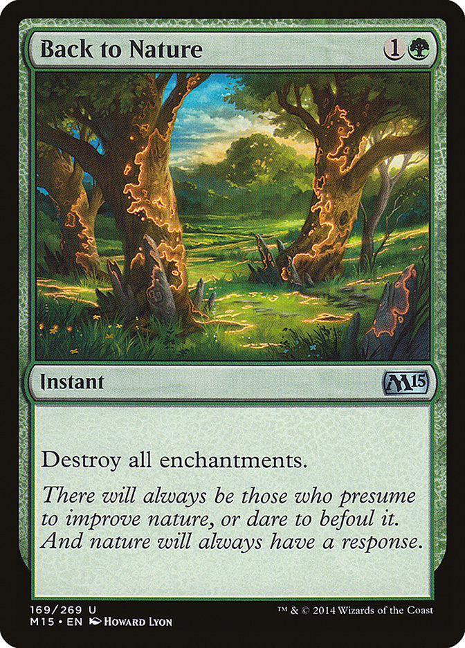 Back to Nature [Magic 2015] | Tables and Towers