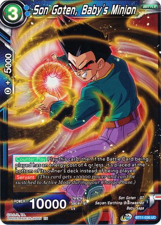 Son Goten, Baby's Minion (BT11-036) [Vermilion Bloodline 2nd Edition] | Tables and Towers