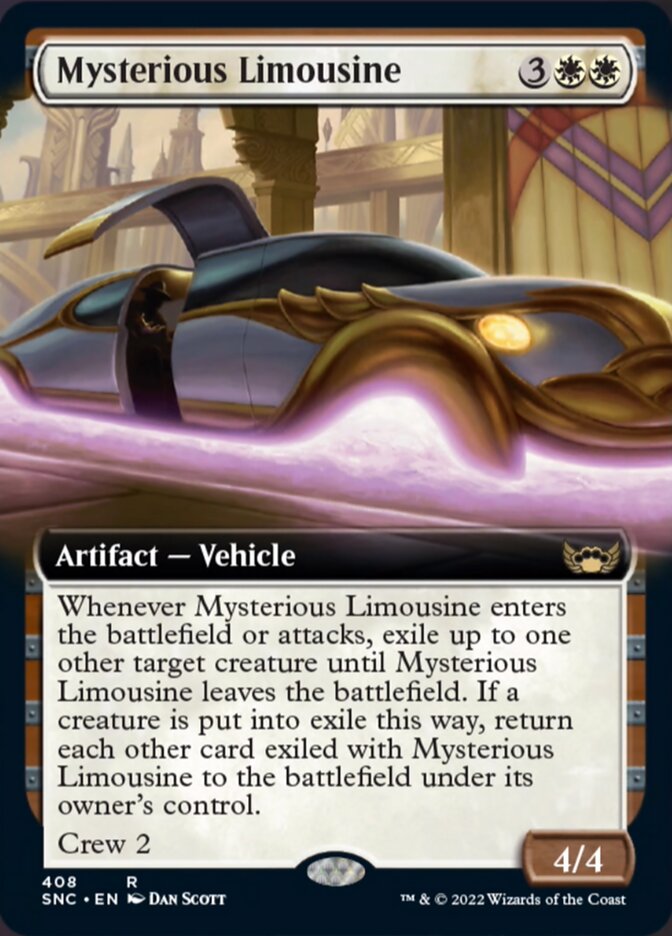 Mysterious Limousine (Extended Art) [Streets of New Capenna] | Tables and Towers