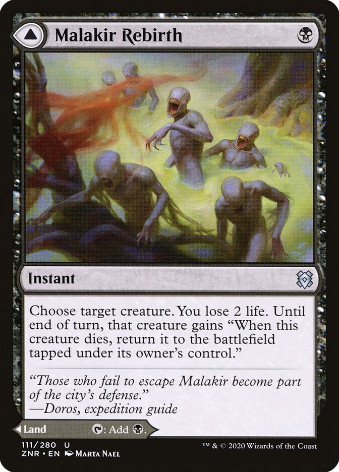 Malakir Rebirth // Malakir Mire [Zendikar Rising] | Tables and Towers