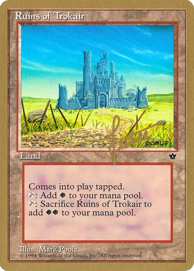 Ruins of Trokair (Bertrand Lestree) [Pro Tour Collector Set] | Tables and Towers