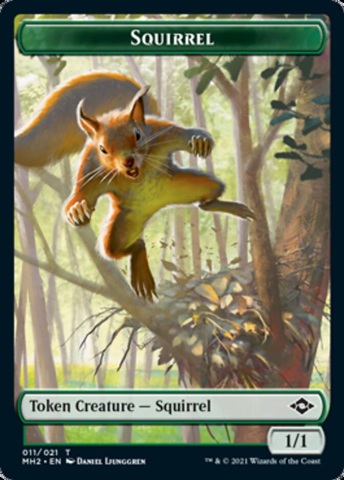 Squirrel Token [Modern Horizons 2 Tokens] | Tables and Towers