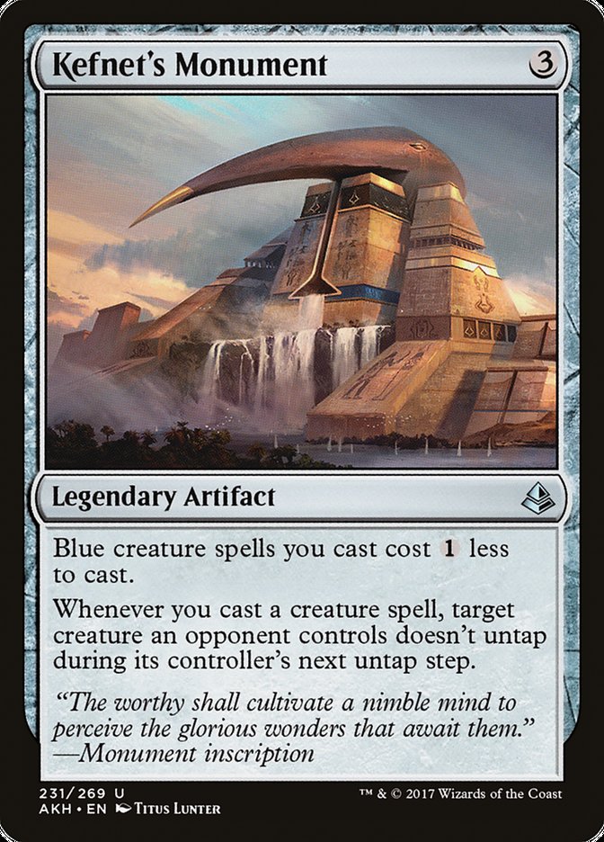 Kefnet's Monument [Amonkhet] | Tables and Towers