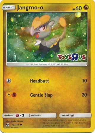 Jangmo o (75/111) (Toys R Us Promo) [Sun & Moon: Crimson Invasion] | Tables and Towers