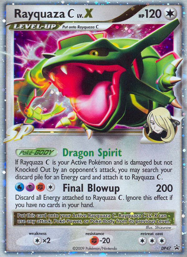 Rayquaza C LV.X (DP47) [Diamond & Pearl: Black Star Promos] | Tables and Towers