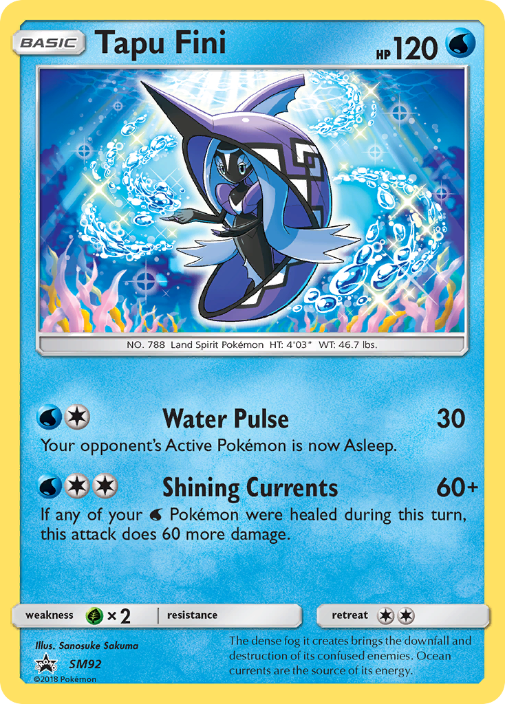 Tapu Fini (SM92) [Sun & Moon: Black Star Promos] | Tables and Towers