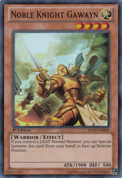 Noble Knight Gawayn [REDU-EN000] Super Rare | Tables and Towers