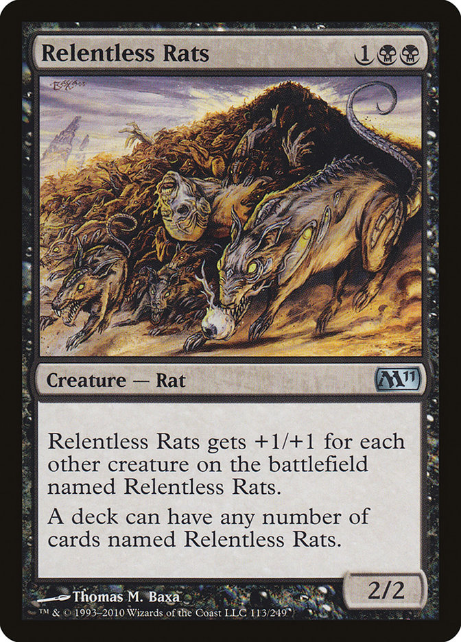 Relentless Rats [Magic 2011] | Tables and Towers