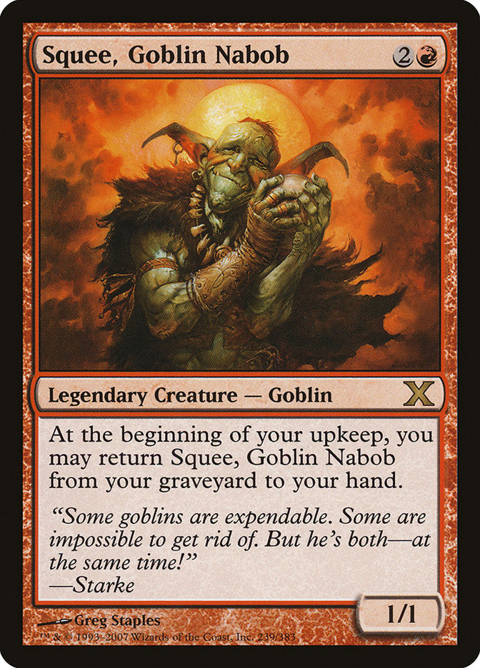 Squee, Goblin Nabob [Tenth Edition] | Tables and Towers