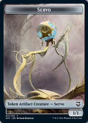 Servo // Treasure Double-Sided Token [Dungeons & Dragons: Adventures in the Forgotten Realms Commander Tokens] | Tables and Towers