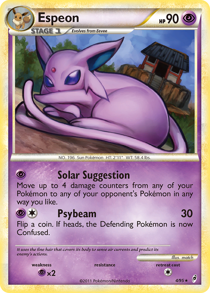 Espeon (4/95) [HeartGold & SoulSilver: Call of Legends] | Tables and Towers