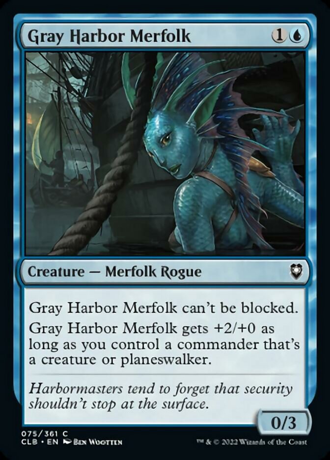 Gray Harbor Merfolk [Commander Legends: Battle for Baldur's Gate] | Tables and Towers