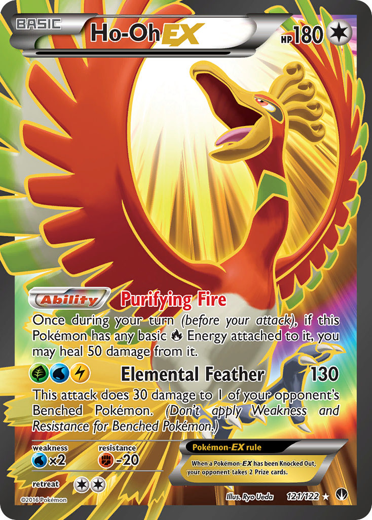 Ho-Oh EX (121/122) [XY: BREAKpoint] | Tables and Towers