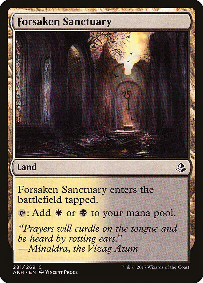 Forsaken Sanctuary [Amonkhet] | Tables and Towers