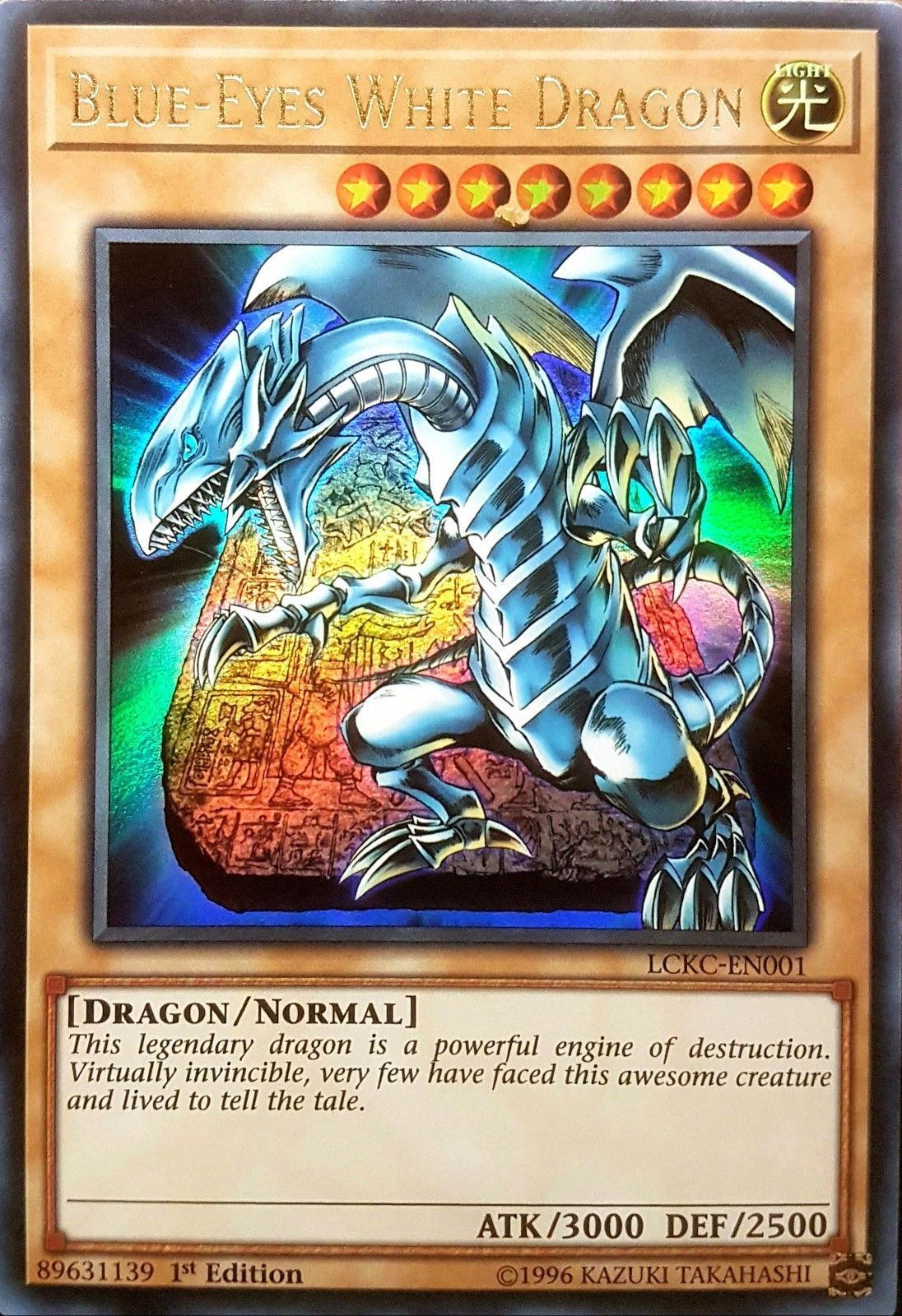 Blue-Eyes White Dragon (Version 4) [LCKC-EN001] Ultra Rare | Tables and Towers