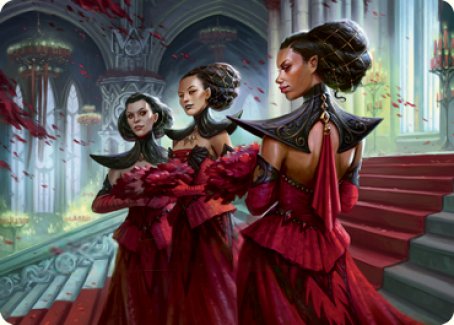 Olivia's Attendants Art Card [Innistrad: Crimson Vow Art Series] | Tables and Towers