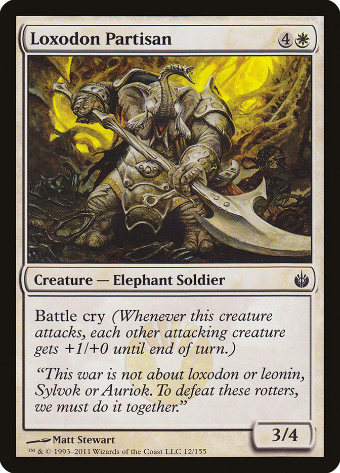 Loxodon Partisan [Mirrodin Besieged] | Tables and Towers