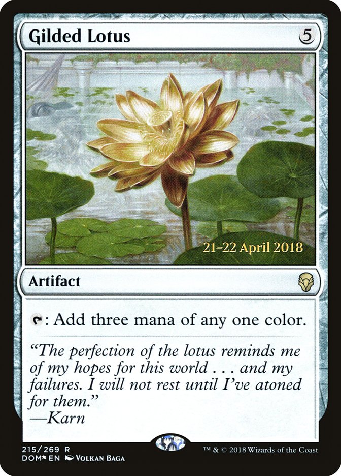 Gilded Lotus [Dominaria Prerelease Promos] | Tables and Towers