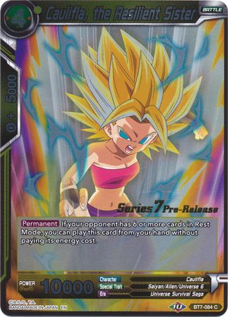 Caulifla, the Resilient Sister (BT7-084_PR) [Assault of the Saiyans Prerelease Promos] | Tables and Towers