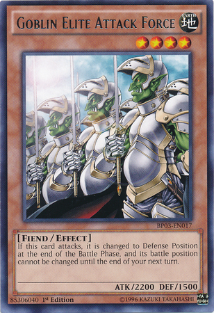 Goblin Elite Attack Force [BP03-EN017] Rare | Tables and Towers